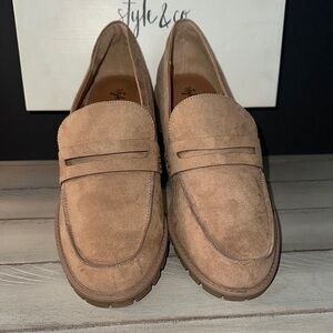Style & Co. Women's Tan Loafers‎